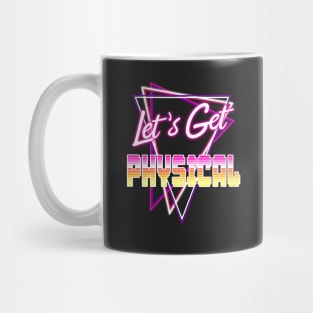 Let's Get Physical Love the 80's Totally Rad 80s Costume Mug